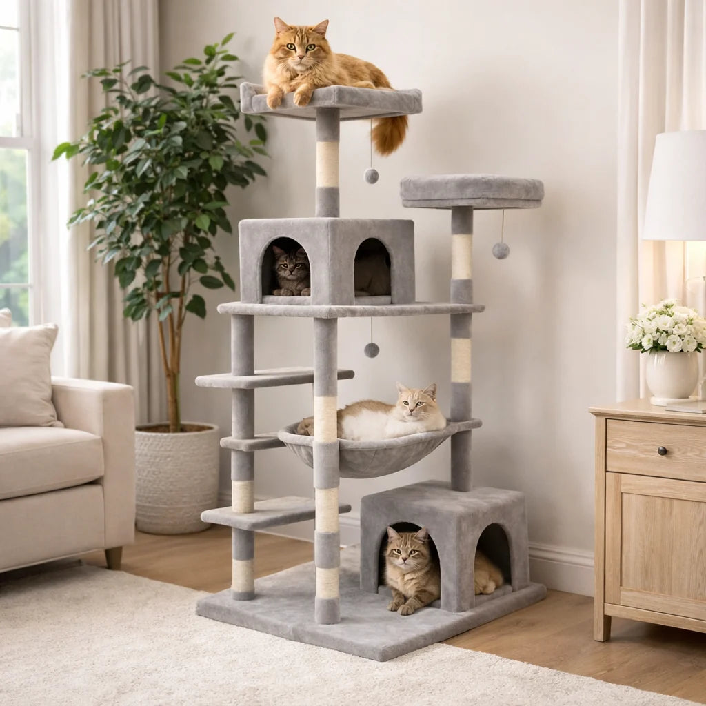 Cat Tree Multi-Level Sisal Posts & Stable Base