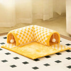Cat Tunnel Bed 2-in-1 Plush Removable & Machine-Washable Cover