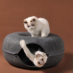 Cat Tunnel Bed Dual-Use Felt Removable Washable Cover