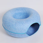 Cat Tunnel Bed Dual-Use Felt Removable Washable Cover