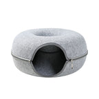 Cat Tunnel Bed Dual-Use Felt Removable Washable Cover