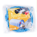 Cat Tunnel Collapsible Polyester With Hanging Ball