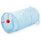 Cat Tunnel Collapsible Polyester With Hanging Ball