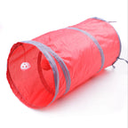 Cat Tunnel Collapsible Polyester With Hanging Ball