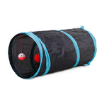 Cat Tunnel Collapsible Polyester With Hanging Ball