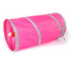 Cat Tunnel Collapsible Polyester With Hanging Ball