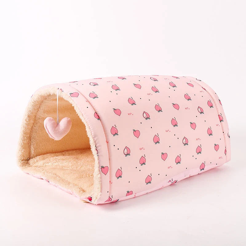 Cat Tunnel Foldable Litter-Catching With Nest