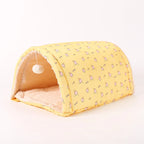 Cat Tunnel Foldable Litter-Catching With Nest