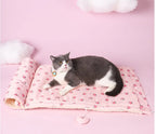 Cat Tunnel Foldable Litter-Catching With Nest