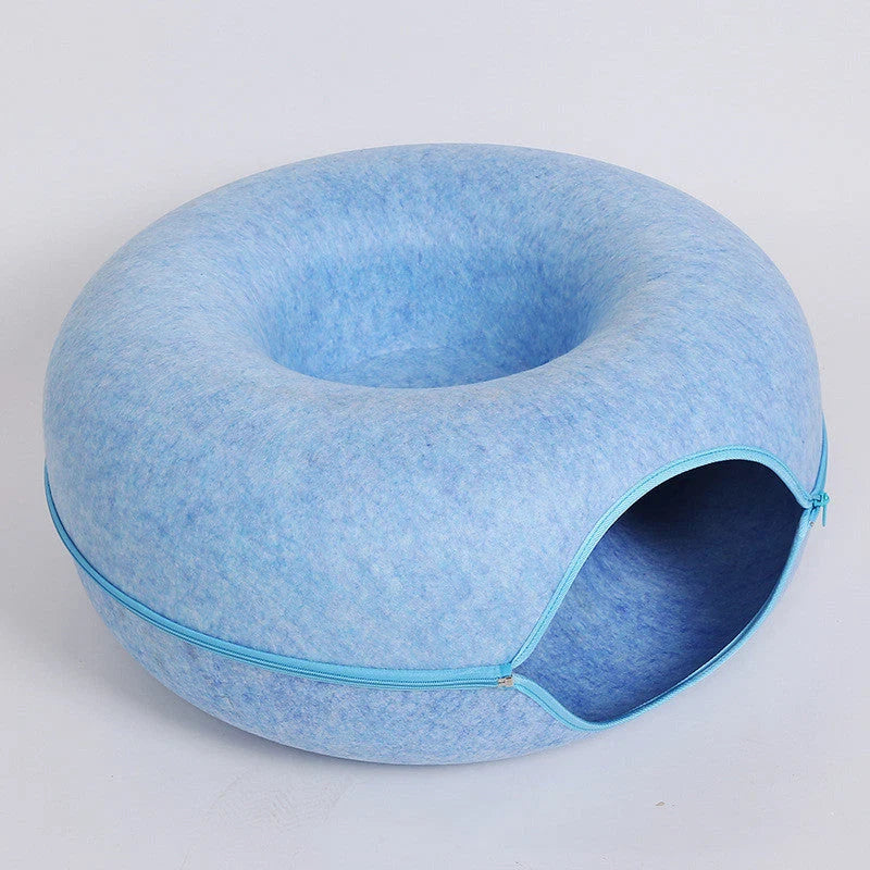 Cat Tunnel Nest Felt Removable Washable Cover