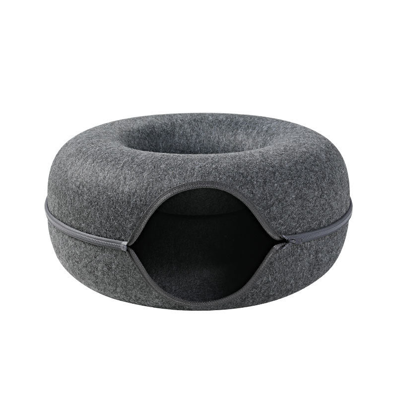 Cat Tunnel Nest Felt Removable Washable Cover