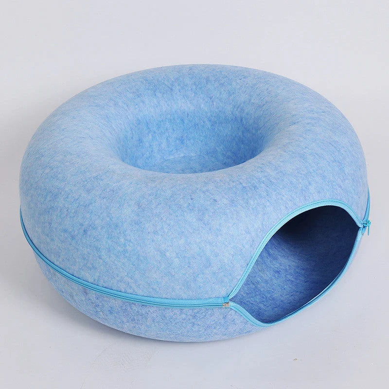 Cat Tunnel Nest Felt Removable Washable Cover