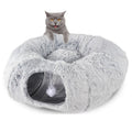 Cat Tunnel Plush Enclosed Foldable 65cm Diameter