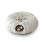 Cat Tunnel Plush Enclosed Foldable 65cm Diameter