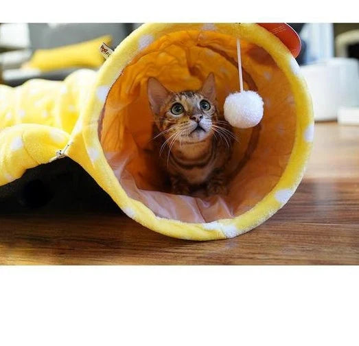 Cat Tunnel & Sleeping Bag Dual-Use Padded Machine Washable