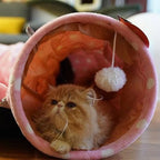 Cat Tunnel & Sleeping Bag Dual-Use Padded Machine Washable