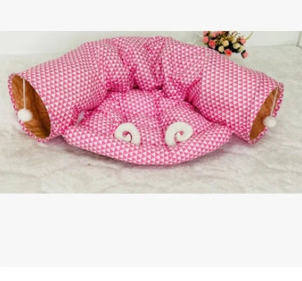 Cat Tunnel & Sleeping Bag Dual-Use Padded Machine Washable