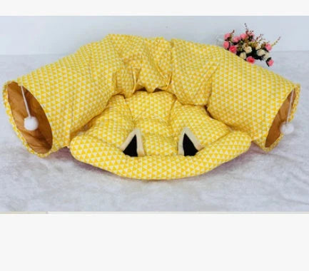 Cat Tunnel & Sleeping Bag Dual-Use Padded Machine Washable