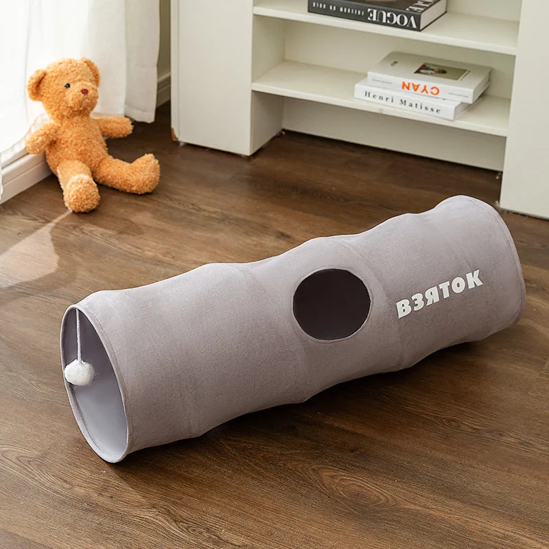 Cat Tunnel Toy Foldable Polyester Taffeta