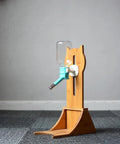 Cat Water Dispenser Continuous Flow Bamboo & Oak Holder