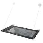 Cat Window Hammock Screw Suction Cups Breathable Mesh & Flannel