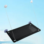 Cat Window Hammock Screw Suction Cups Breathable Mesh & Flannel