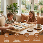 Catapult Chess Game Natural Wood Quick Setup