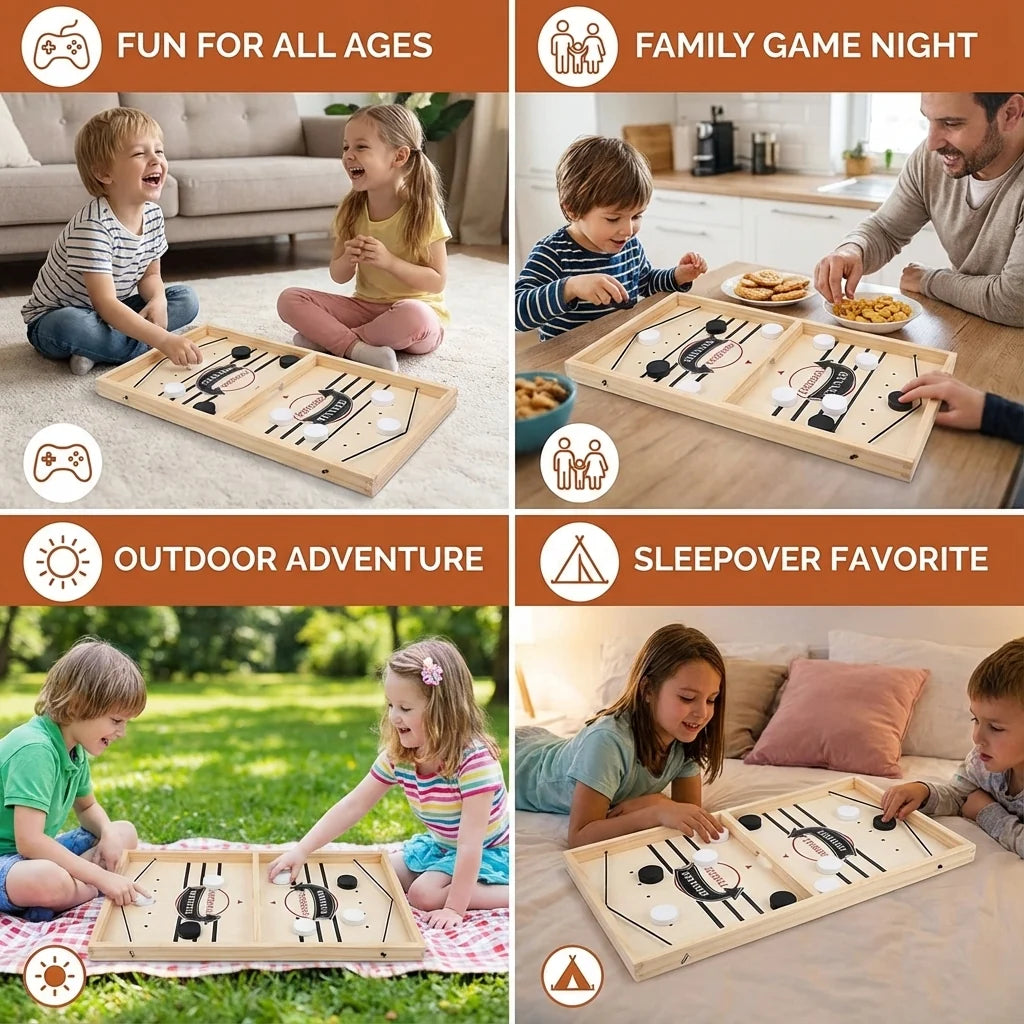Catapult Chess Game Natural Wood Quick Setup