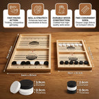 Catapult Chess Game Natural Wood Quick Setup