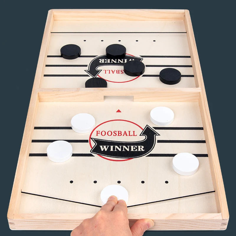 Catapult Chess Game Natural Wood Quick Setup