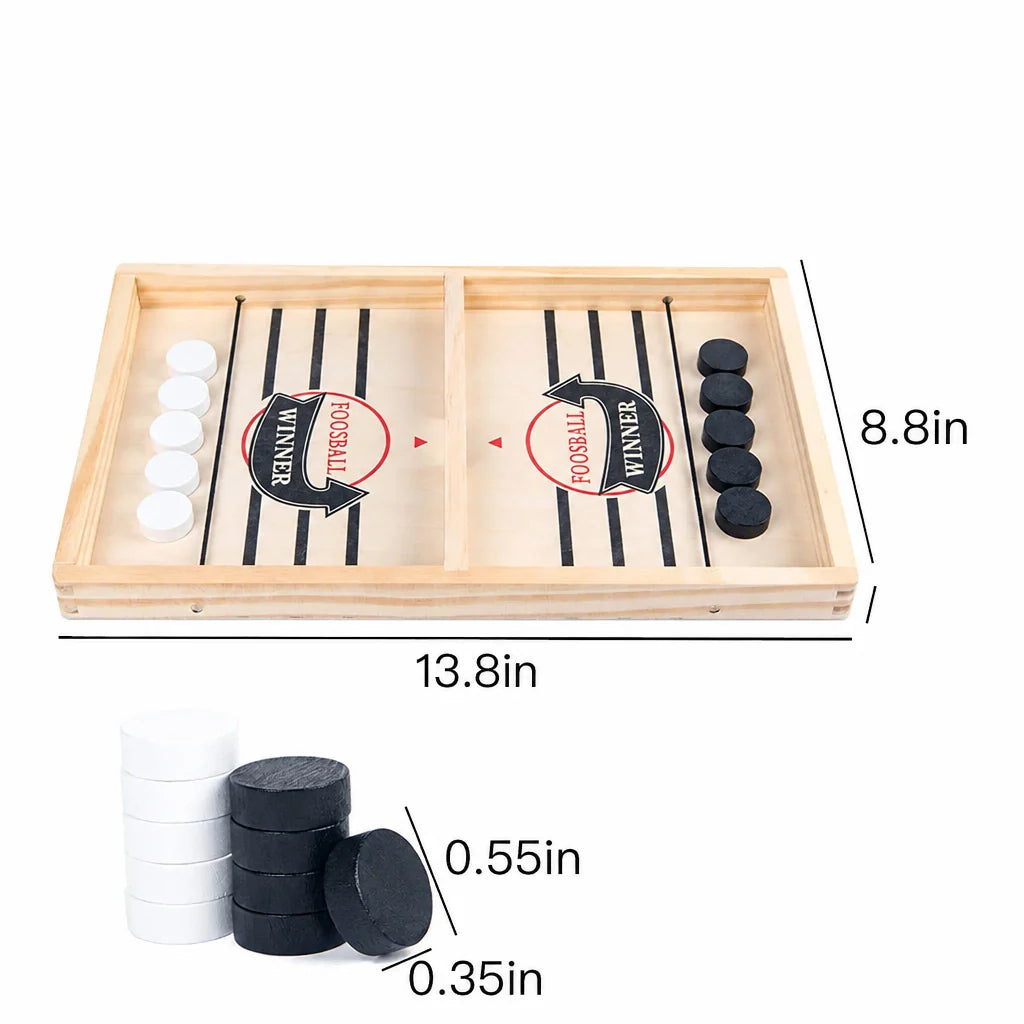 Catapult Chess Game Natural Wood Quick Setup