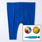 Catching Pants Game Stretch Fabric Inflatable Balls & Pump