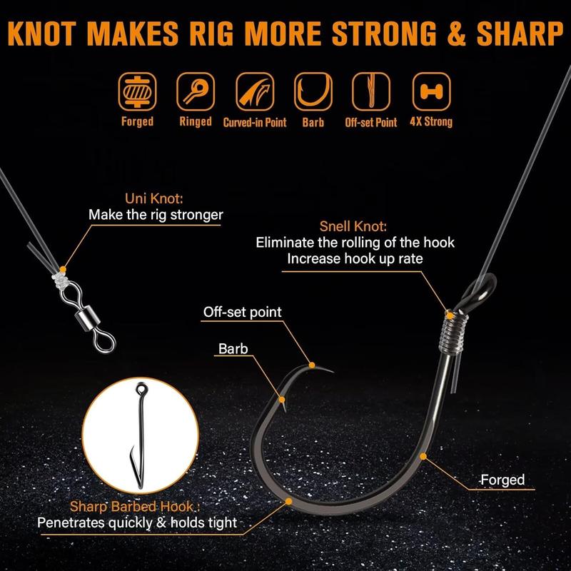 Catfish Rig Pre-Rigged Adjustable Depth High-Visibility Floats