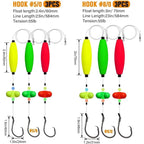 Catfish Rig Pre-Rigged Adjustable Depth High-Visibility Floats