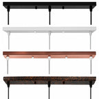 Ceiling Canopy Slim Iron Multi-Pendant Multiple Lengths