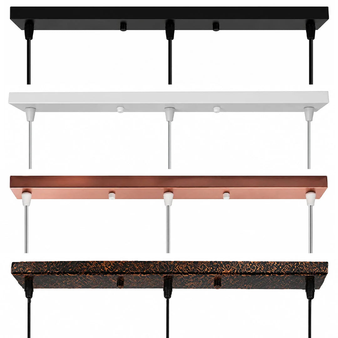 Ceiling Canopy Slim Iron Multi-Pendant Multiple Lengths