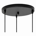 Ceiling Canopy Solid Iron Multi-Lamp
