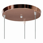 Ceiling Canopy Solid Iron Multi-Lamp
