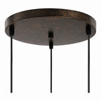 Ceiling Canopy Solid Iron Multi-Lamp