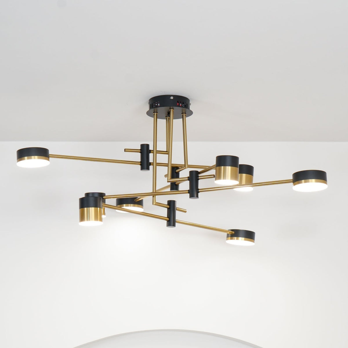 Ceiling Chandelier Integrated LED Dimmable 4/6/8 Lights