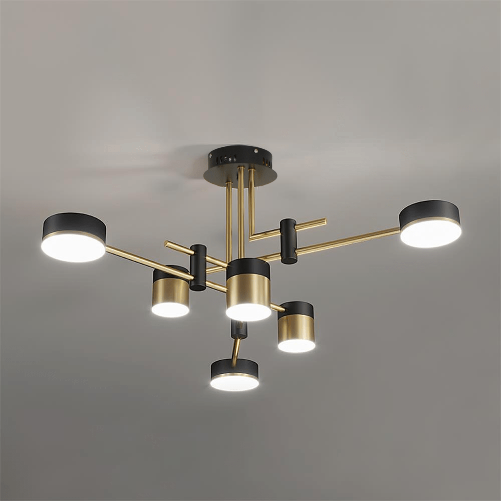 Ceiling Chandelier Integrated LED Dimmable 4/6/8 Lights