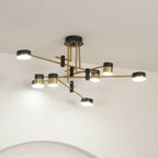 Ceiling Chandelier Integrated LED Dimmable 4/6/8 Lights