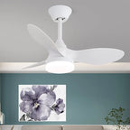 Ceiling Fan 18W LED Six Speeds Quiet Copper Motor