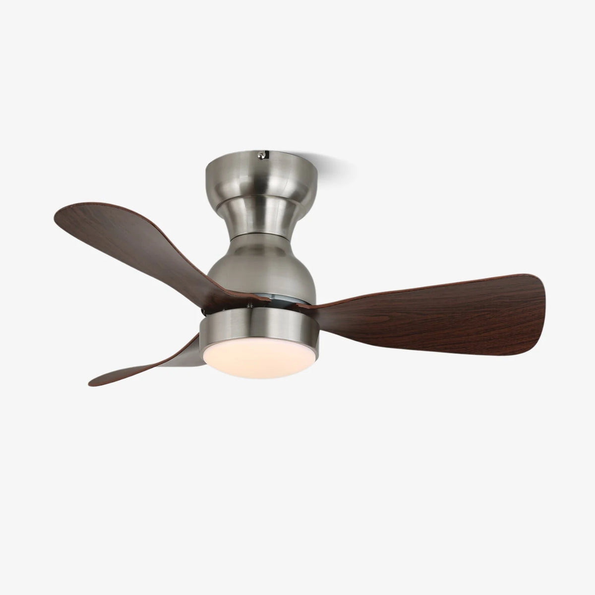 Ceiling Fan 27.6 Inch Silent Motor & LED Light