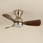Ceiling Fan 27.6 Inch Silent Motor & LED Light