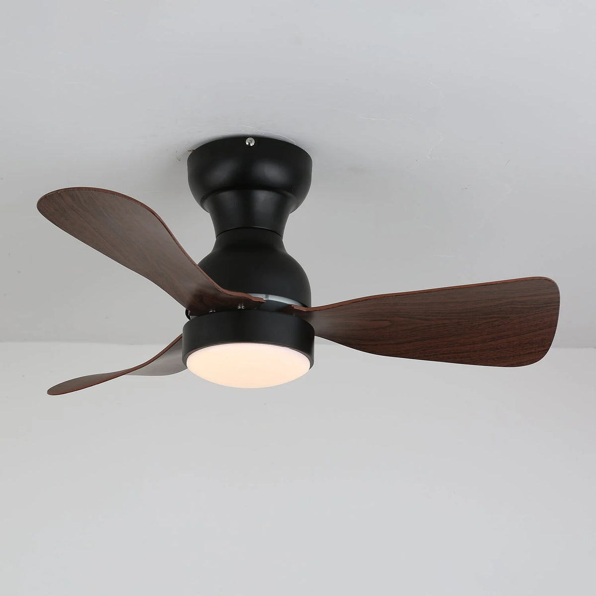 Ceiling Fan 27.6 Inch Silent Motor & LED Light
