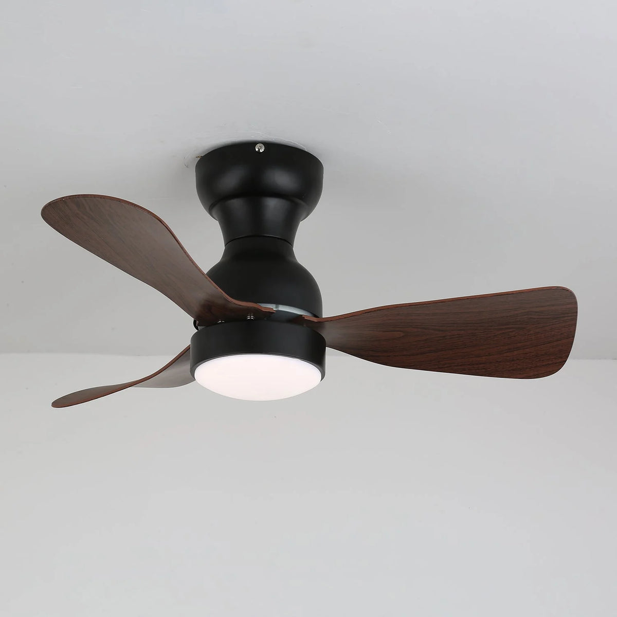 Ceiling Fan 27.6 Inch Silent Motor & LED Light