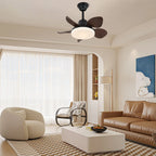 Ceiling Fan 28 Inch Integrated LED Remote Control 6-Speed