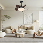Ceiling Fan 28 Inch Integrated LED Remote Control 6-Speed