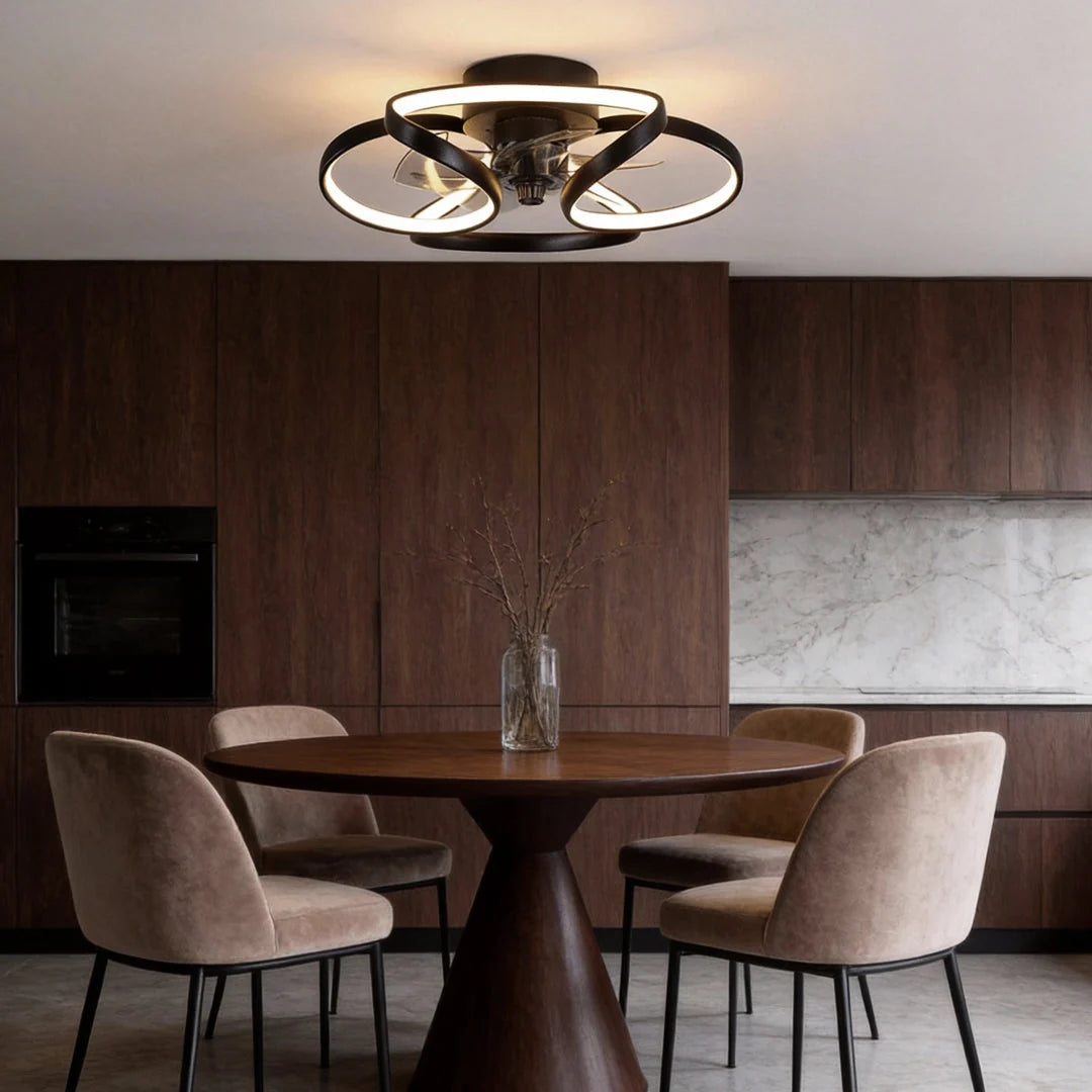 Ceiling Fan 3-Speed Dimmable LED & Remote